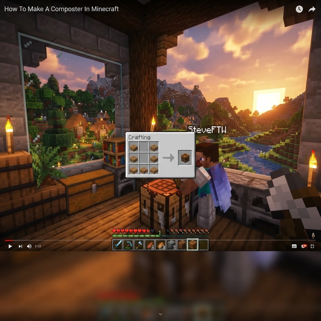 How to Make a Composter in Minecraft: Easy Guide