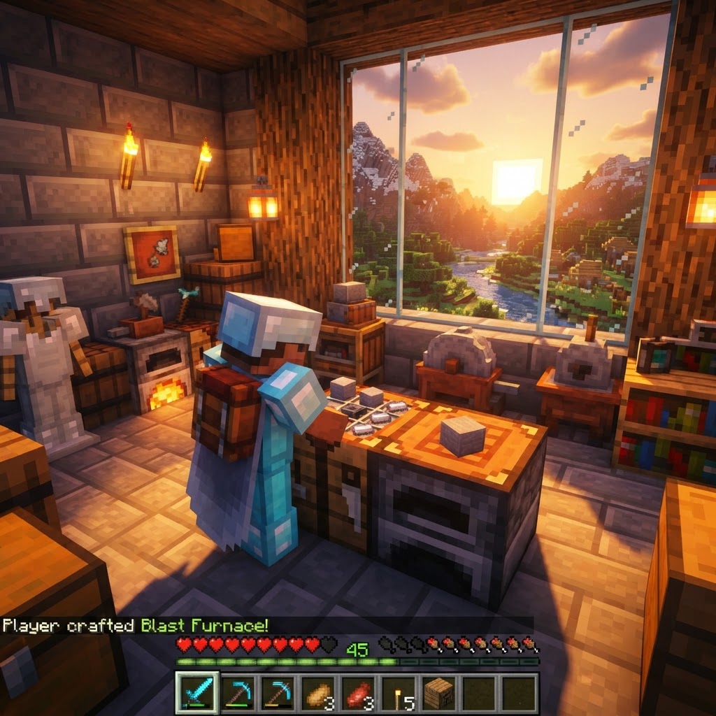 How to Make a Blast Furnace in Minecraft: Easy Guide