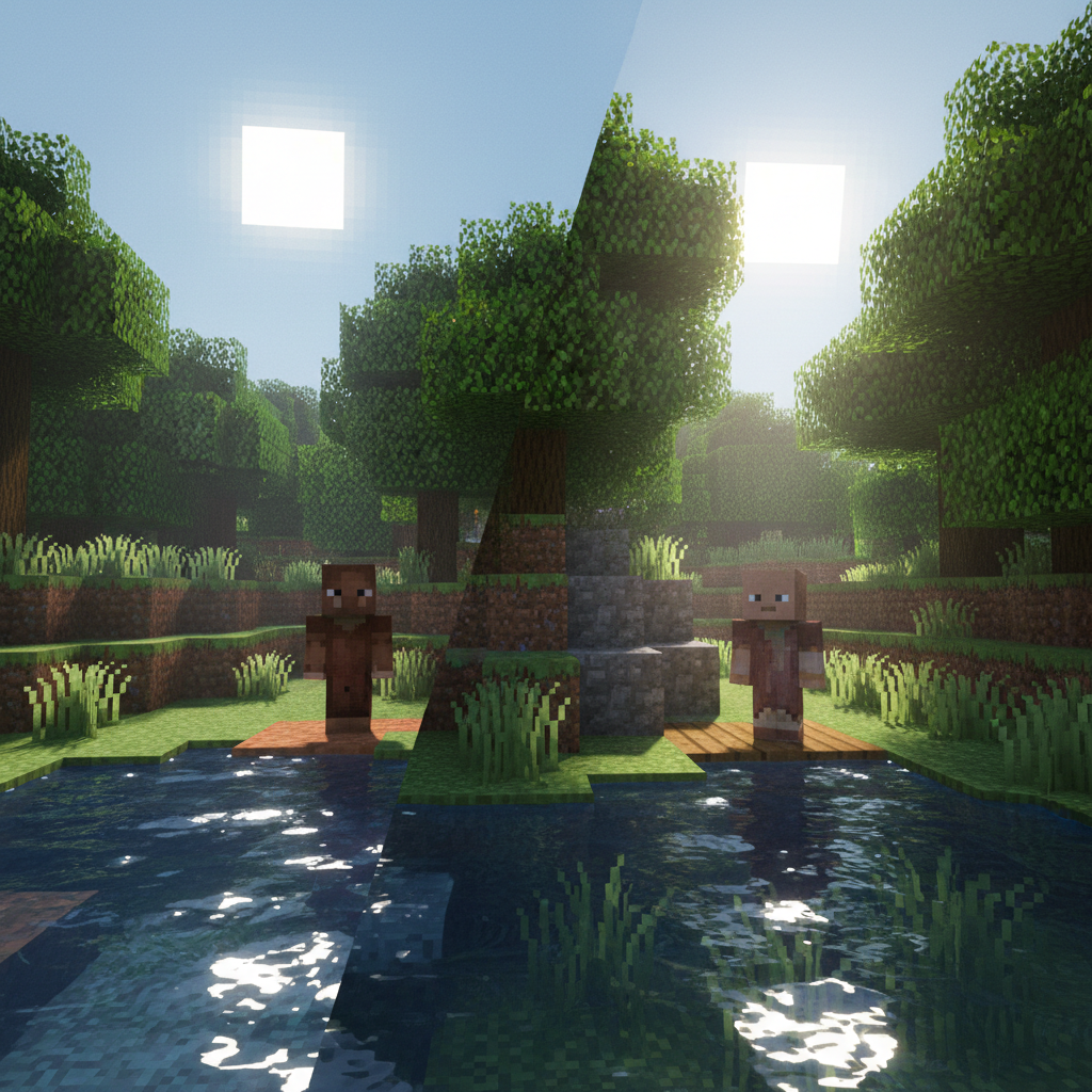 Minecraft Texture Pack Comparison