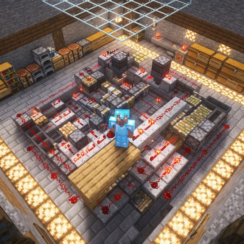 Ultimate Lag-Free Redstone Iron Farm (1.20+ Survival)