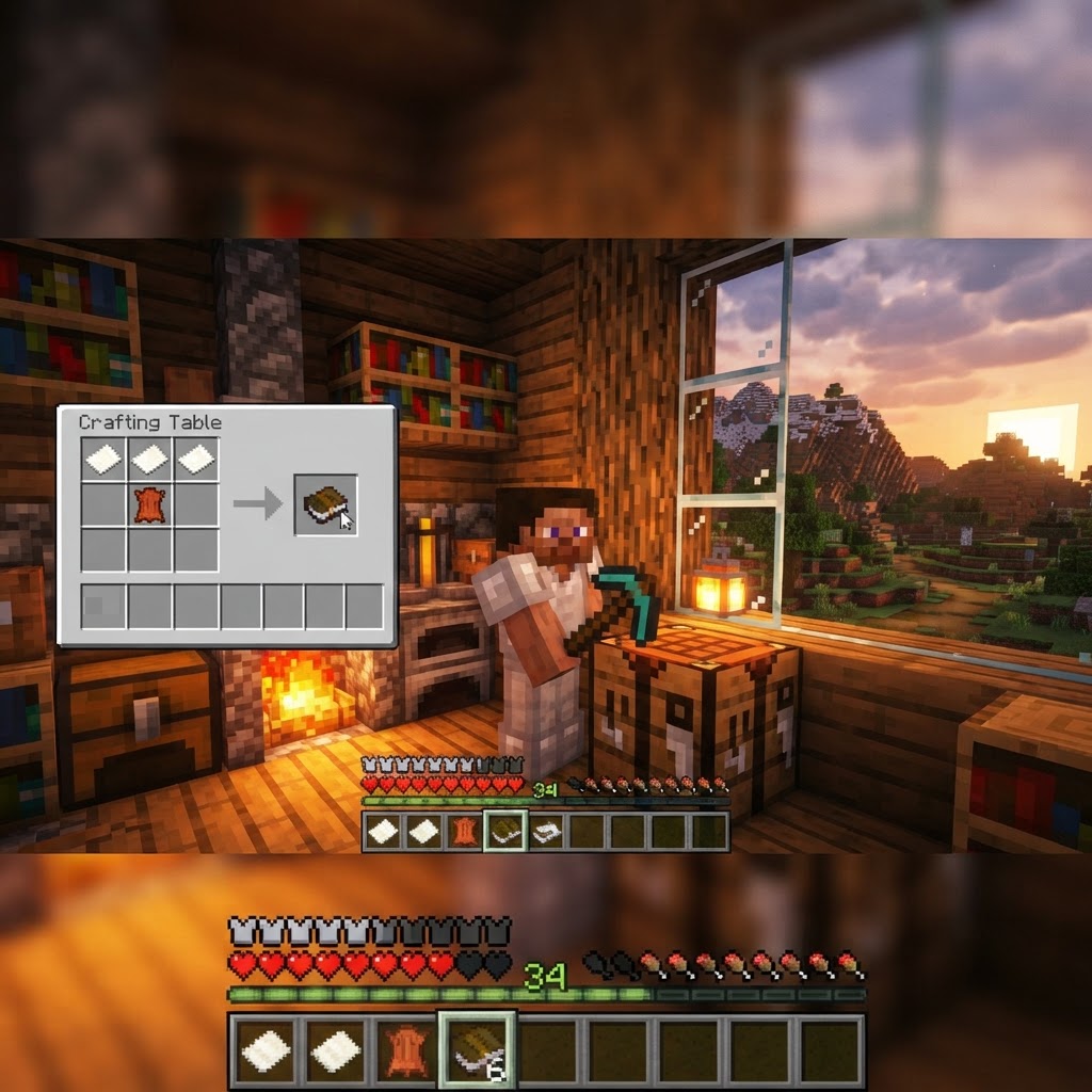 Make a Book in Minecraft: Crafting, Uses & Tips