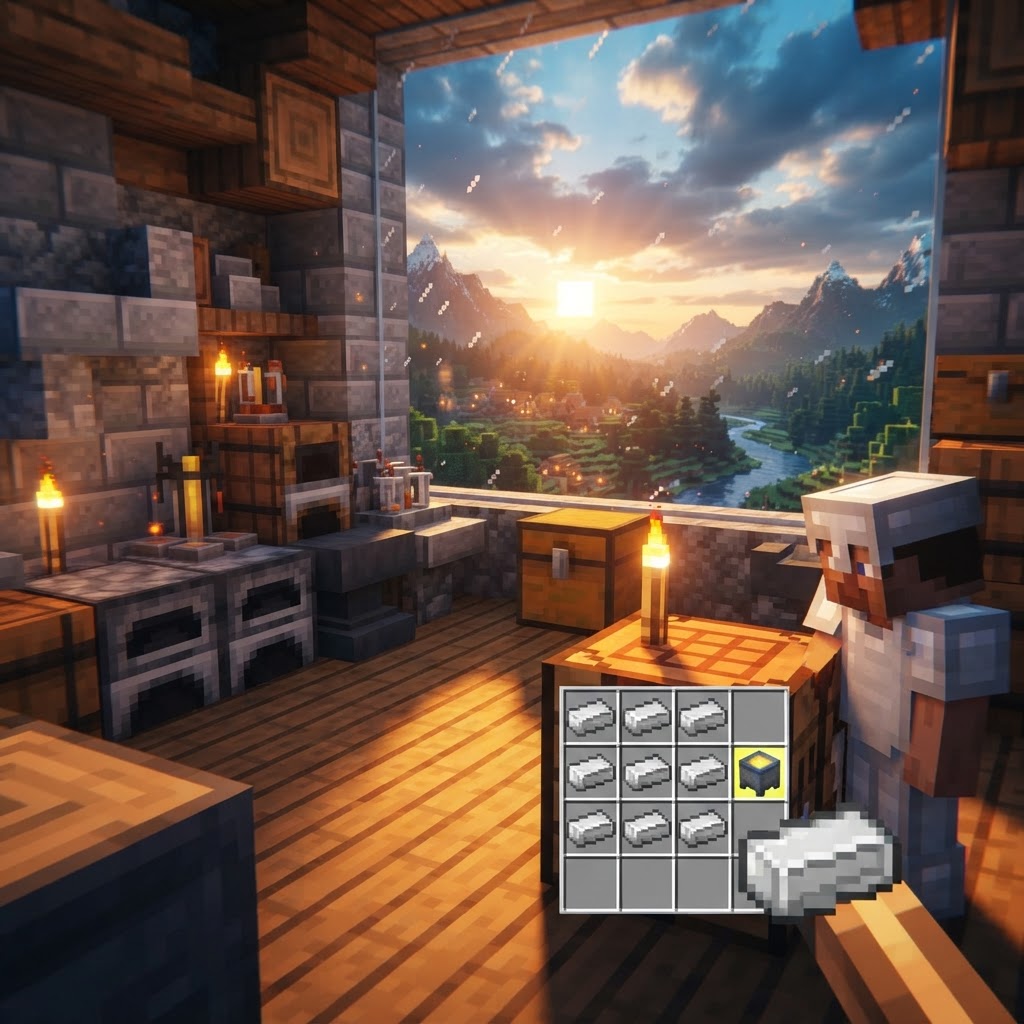 Make a Cauldron in Minecraft: Easy Crafting & Uses Guide