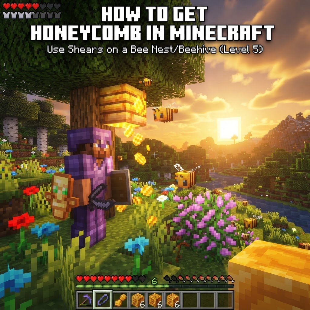 How to Get Honeycomb in Minecraft — Fast & Safe Methods