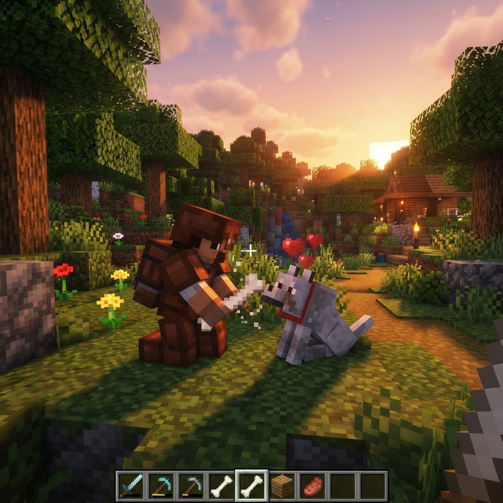 How to Tame a Wolf in Minecraft: A Complete Guide