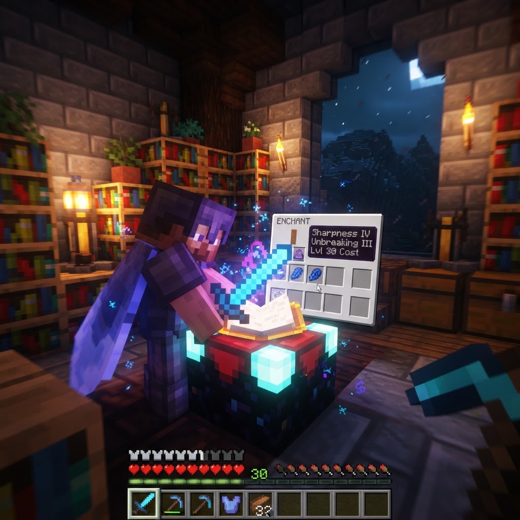 How to Enchant in Minecraft: Best Methods, Books & Tips