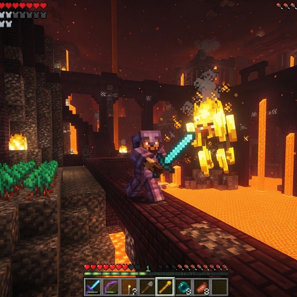 How to Get Blaze Rods in Minecraft: Find and Farm Blazes