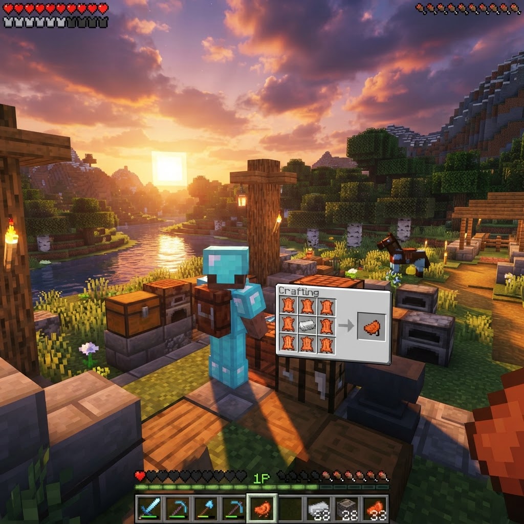 How to Make a Saddle in Minecraft: All Ways to Get One