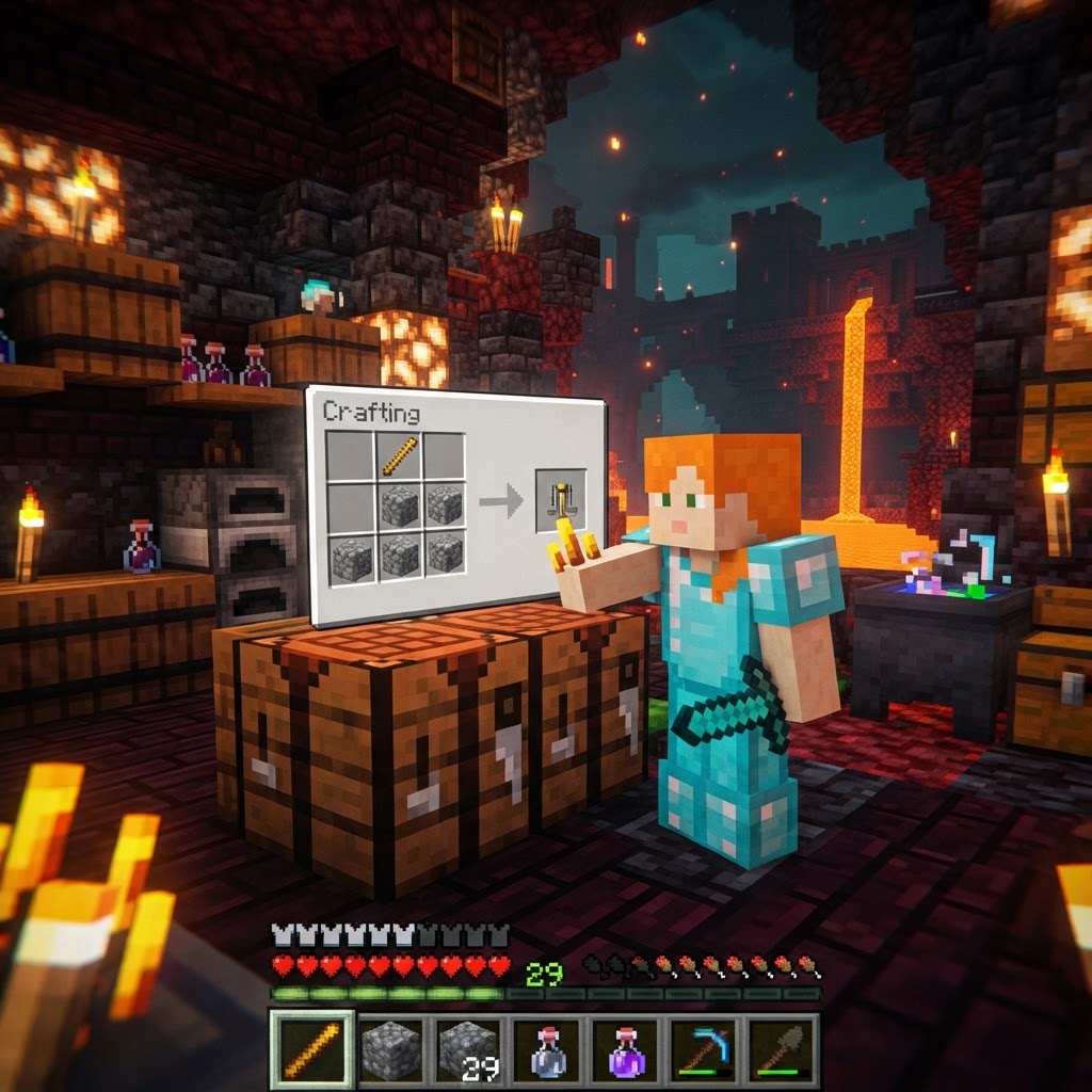 How to Make a Brewing Stand in Minecraft: Easy Guide