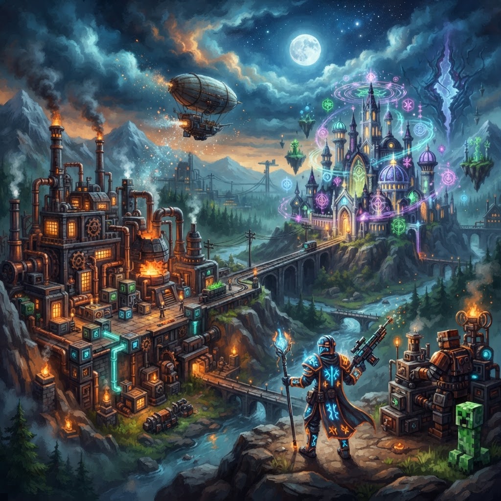 Featured Minecraft Modpack: Create a World of Industry