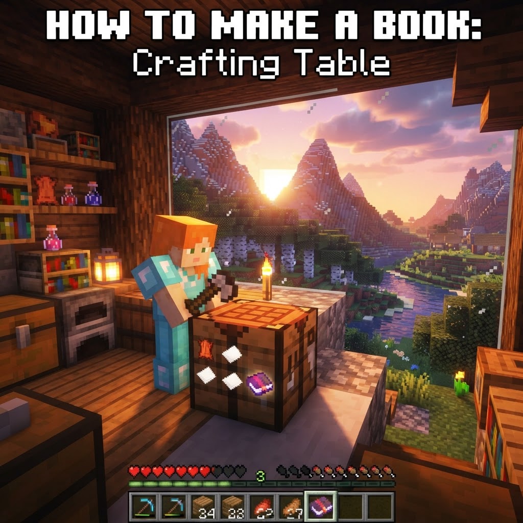 How to Make a Book in Minecraft: Easy Crafting Guide