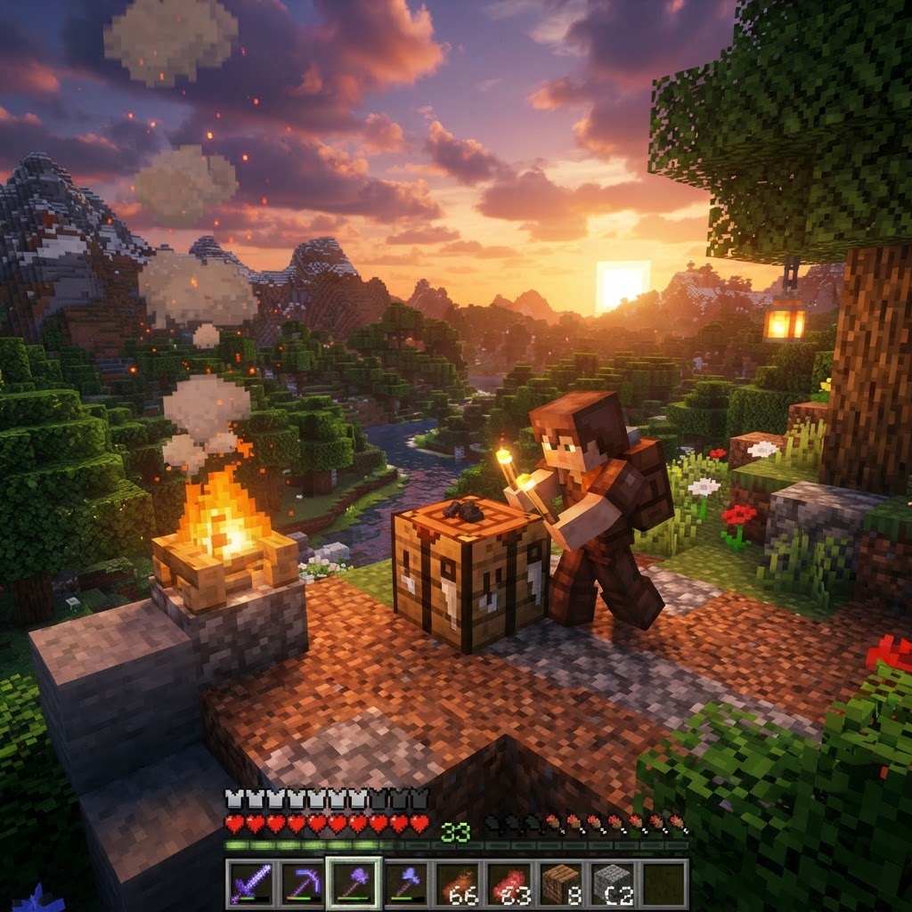 Ultimate Minecraft Campfire Guide: How to Make & Use Campfires