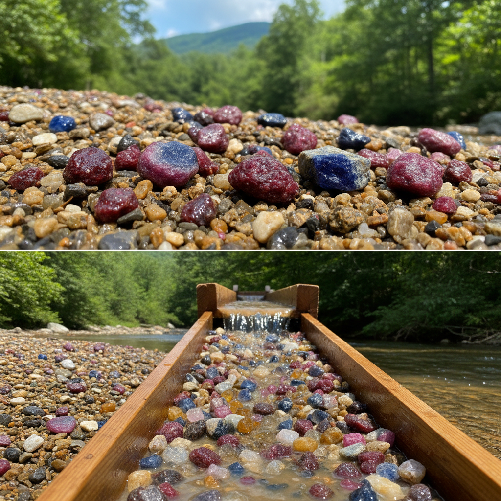 Beckett Creek Gemstone Mine — pay-to-dig gem mine in North Carolina