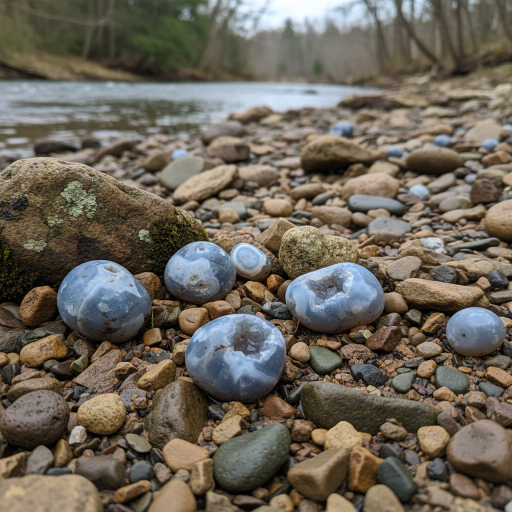 Peshtigo River Gravel Bars rockhounding location in Wisconsin