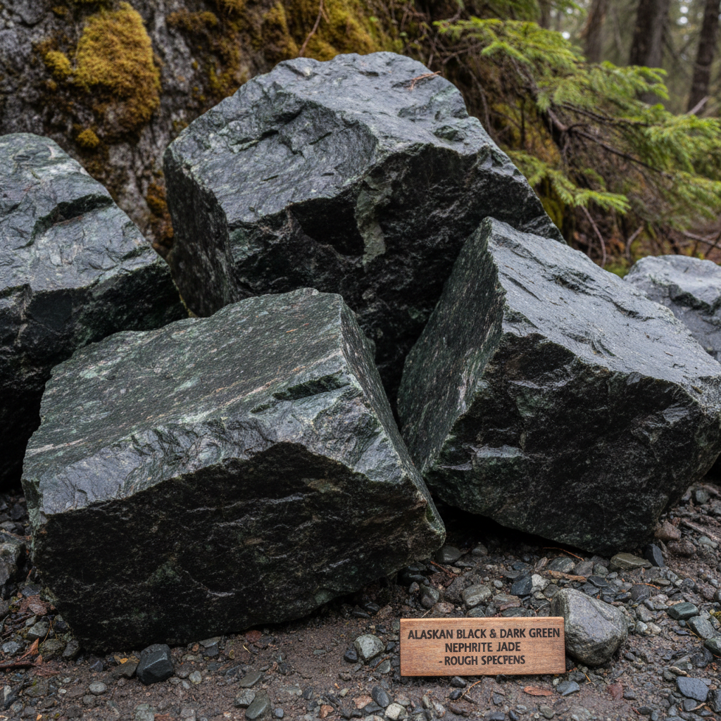 Jade Mountain rockhounding location in Alaska