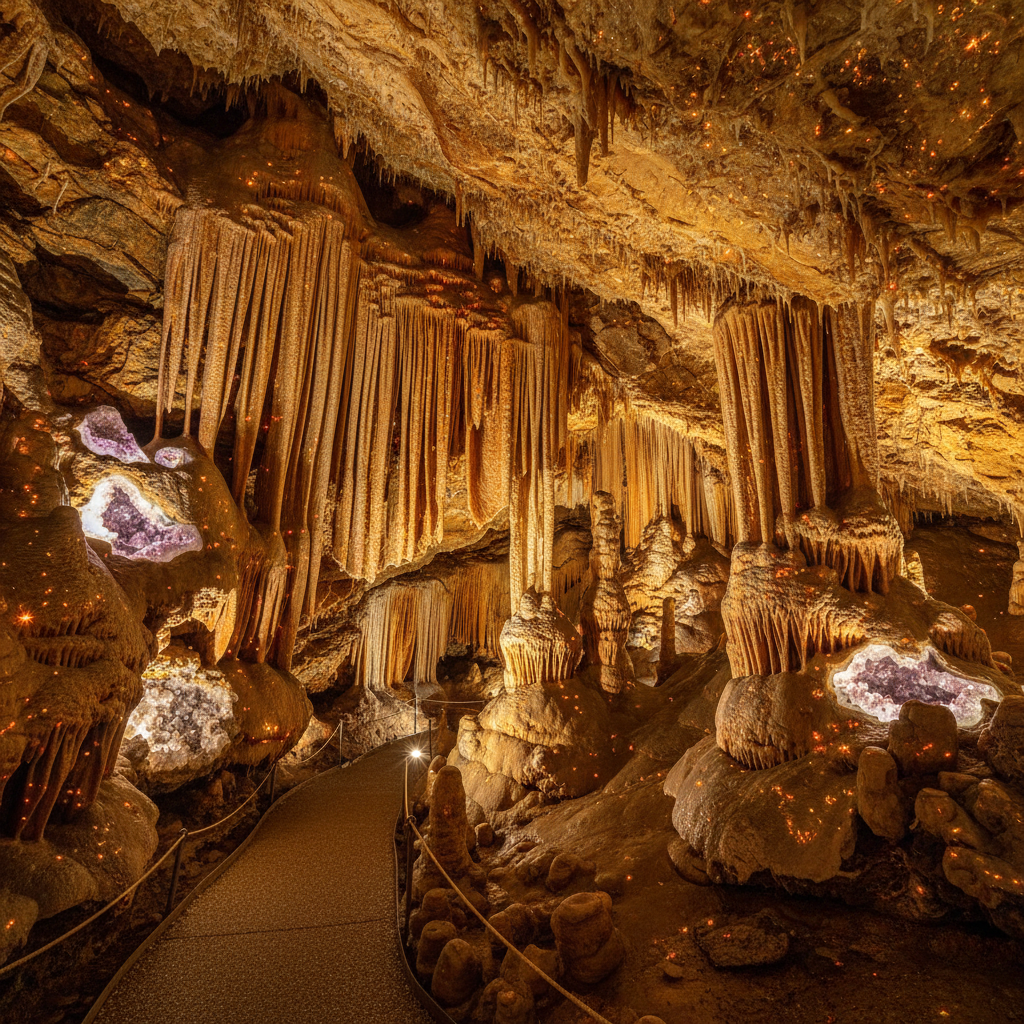Cave of the Mounds pay-to-dig mine in Wisconsin