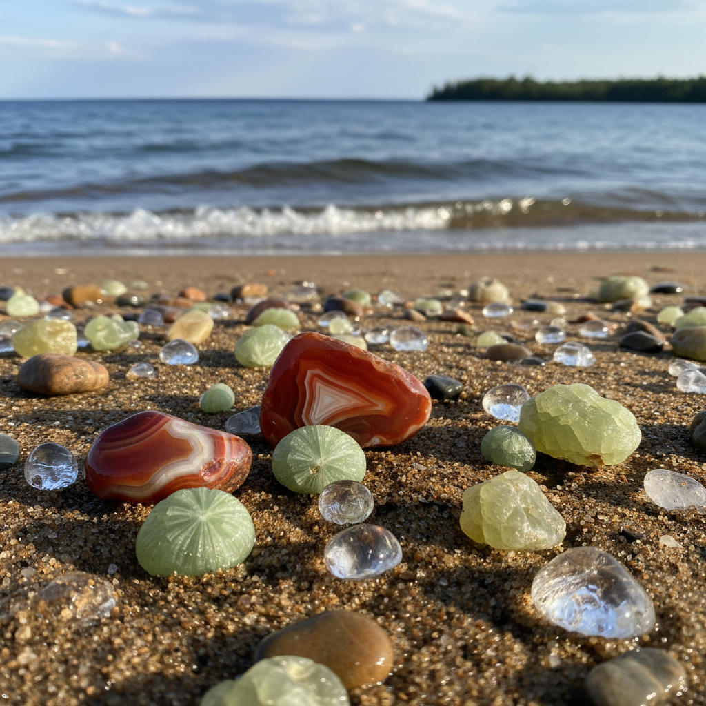 Lake Superior Agate Beach pay-to-dig mine in Wisconsin