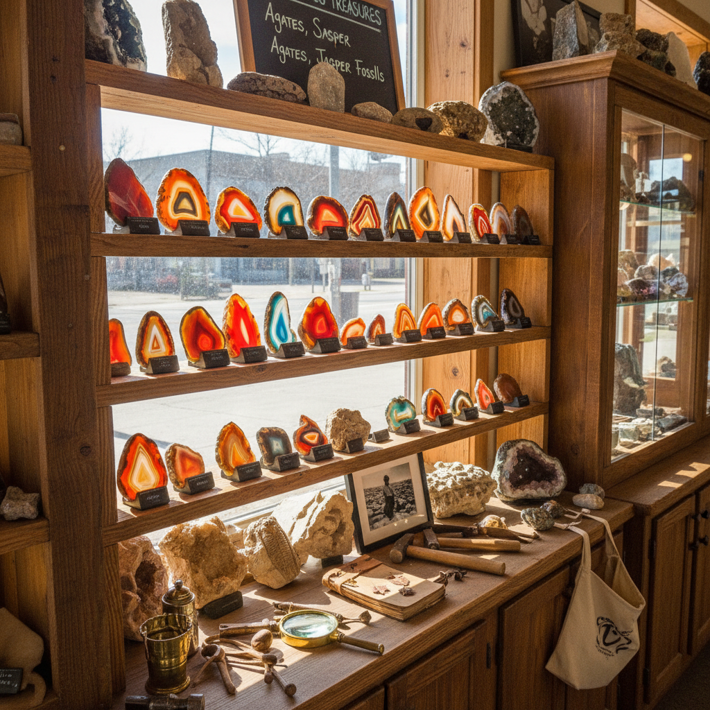 Burkhard's Rocks & Gems pay-to-dig mine in Wisconsin