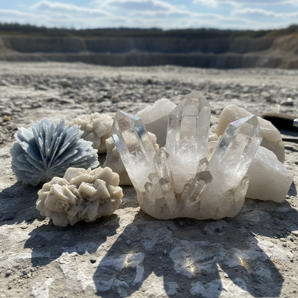 Baraboo Quartz Quarry pay-to-dig mine in Wisconsin