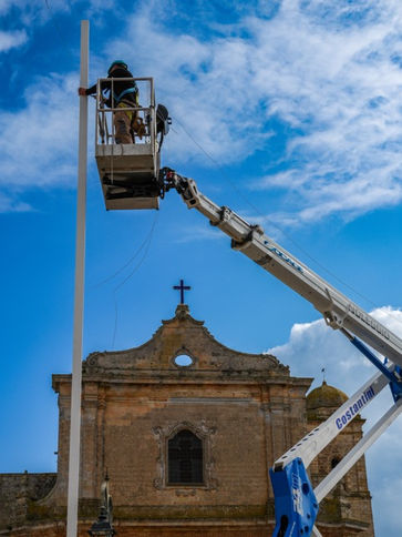 Prima accensione delle luminarie