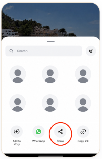 Android share sheet