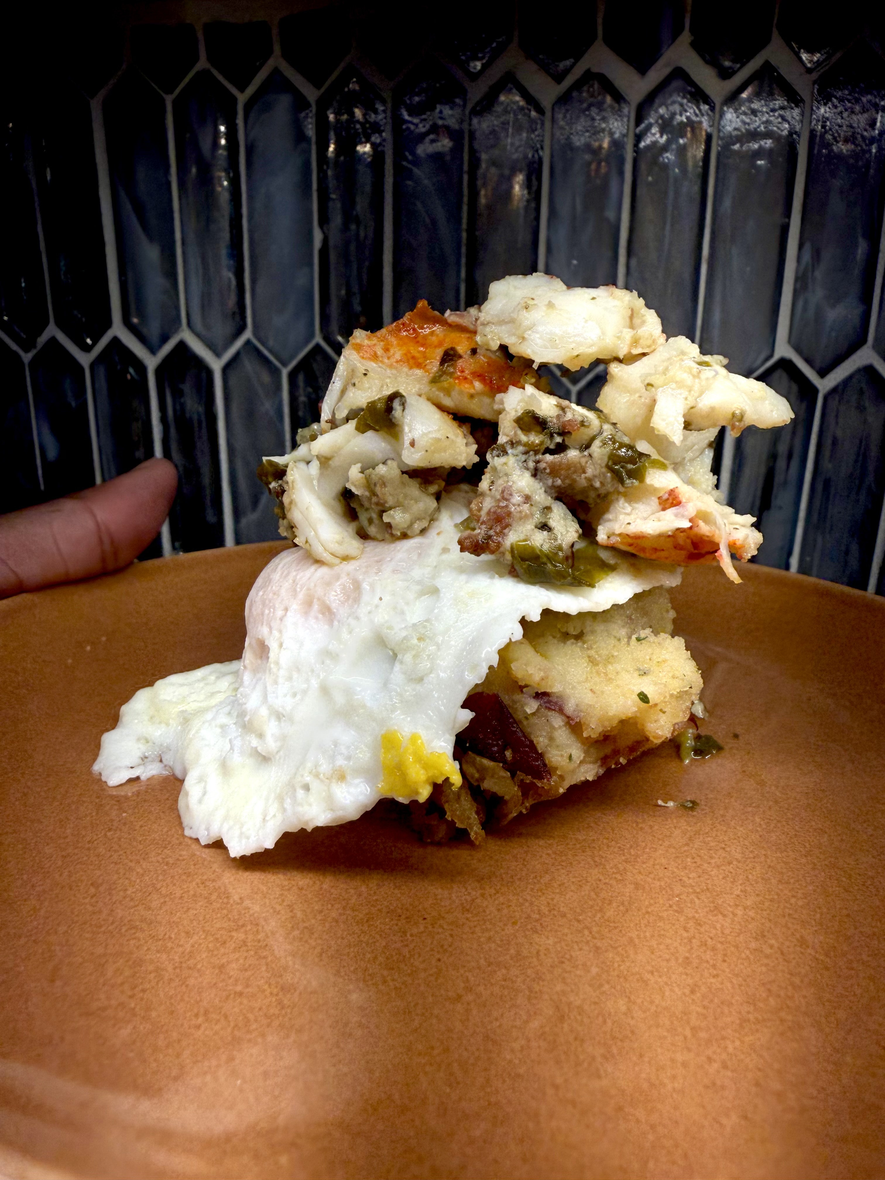Crab & Herbed Egg
