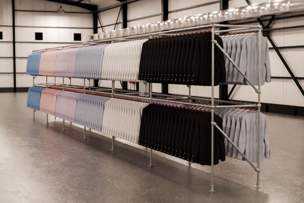 Freestanding system garments