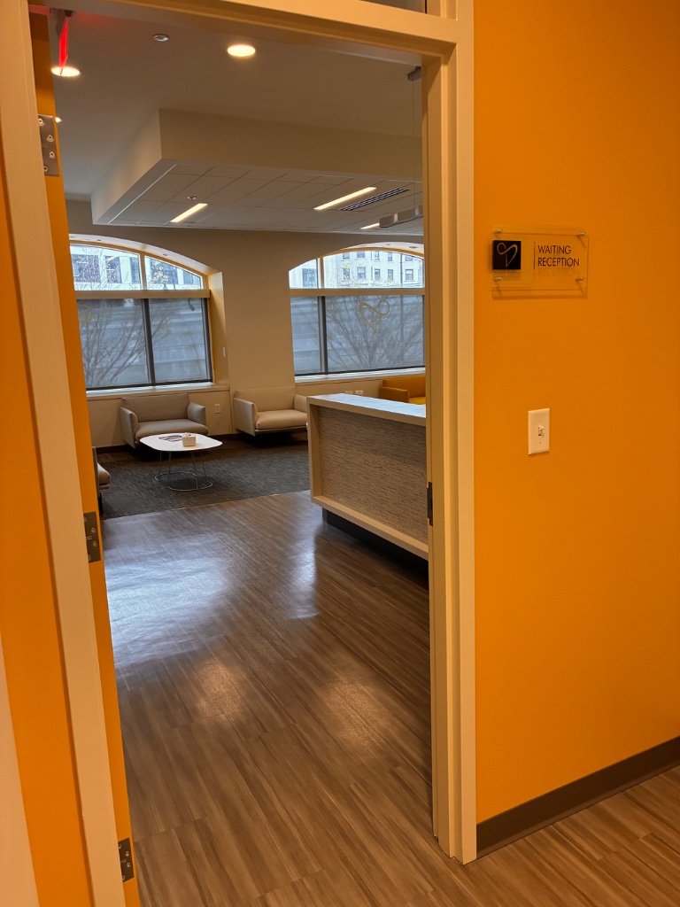 Waiting & reception area