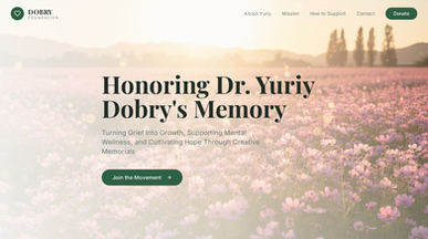 Memorial template preview