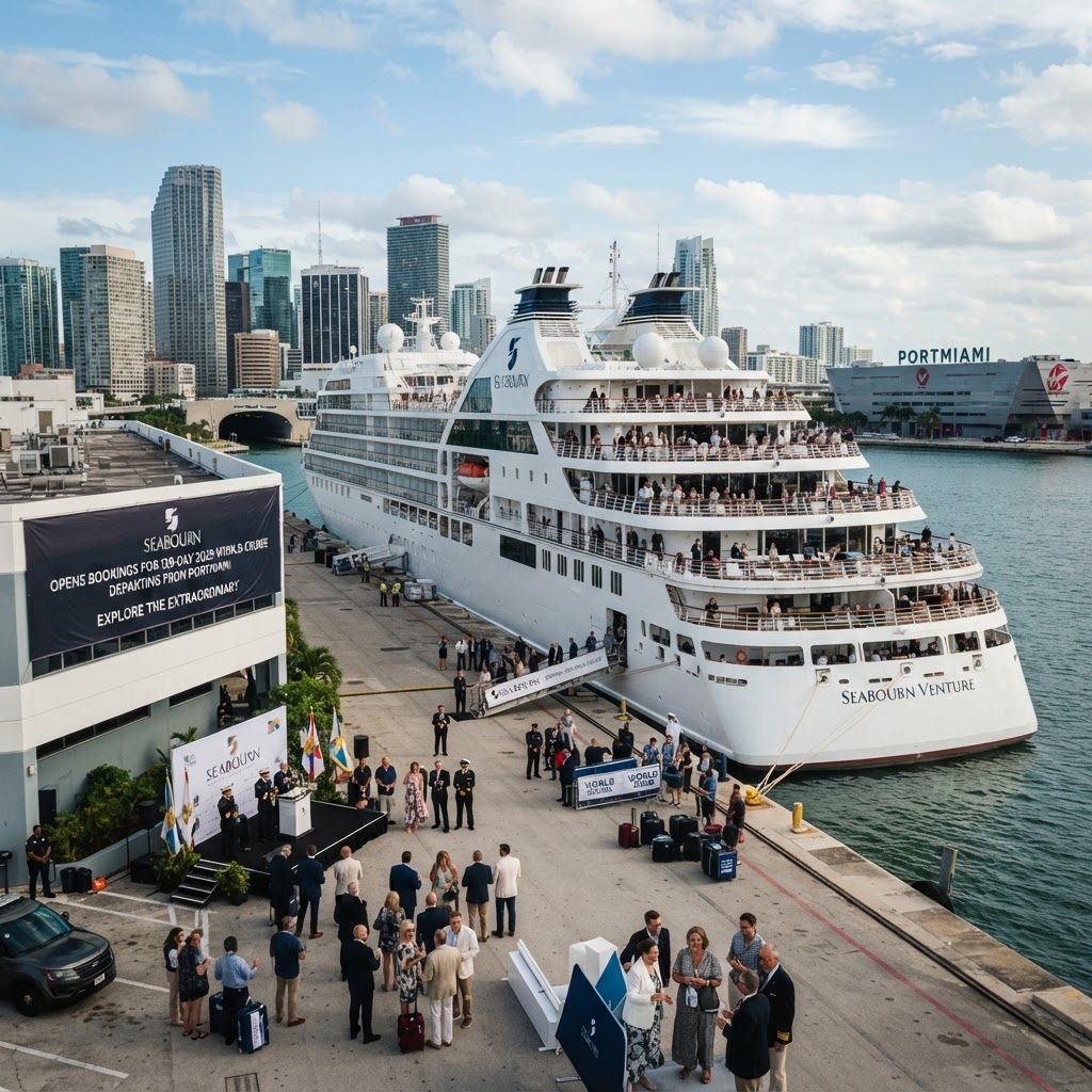 Seabourn Opens Bookings for 138-Day 2029 World Cruise