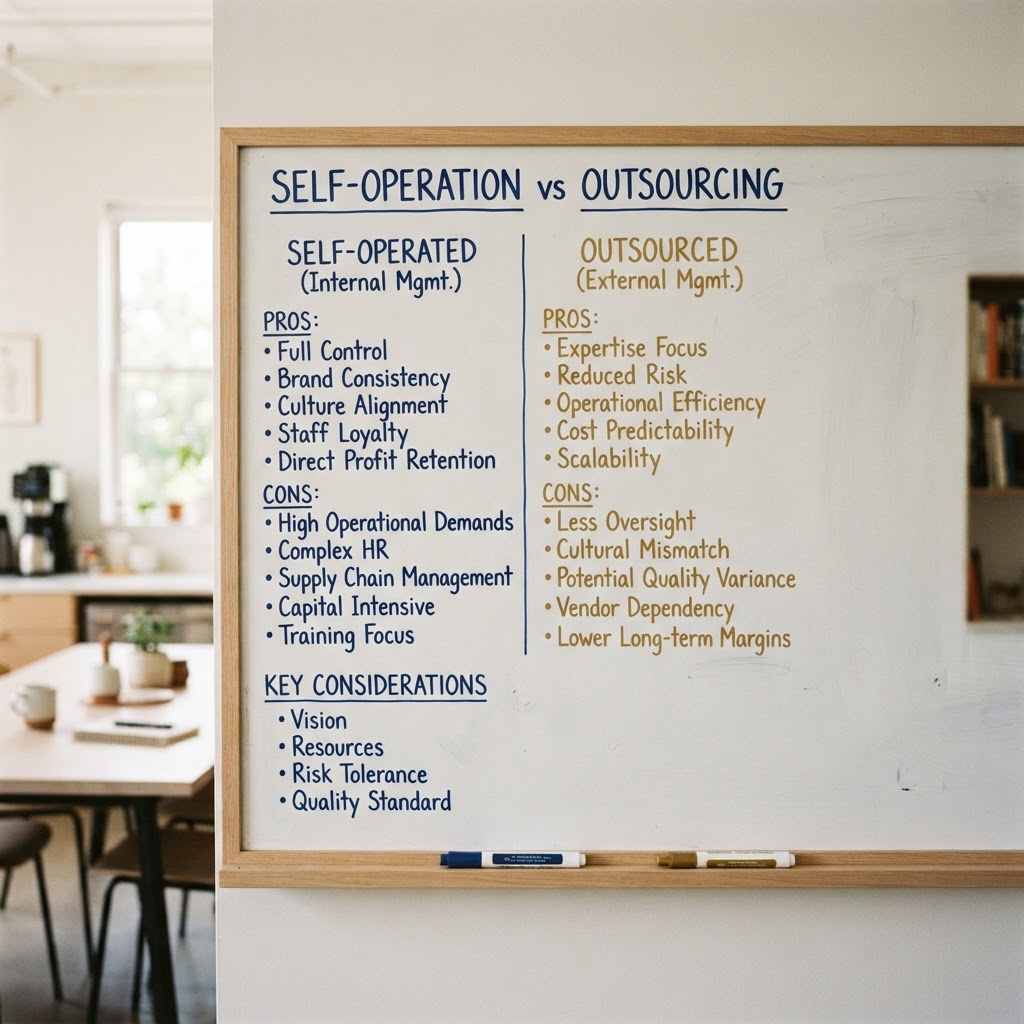 Decision Guide: Should Our Hotel Outsource F&B or Self-Operate?