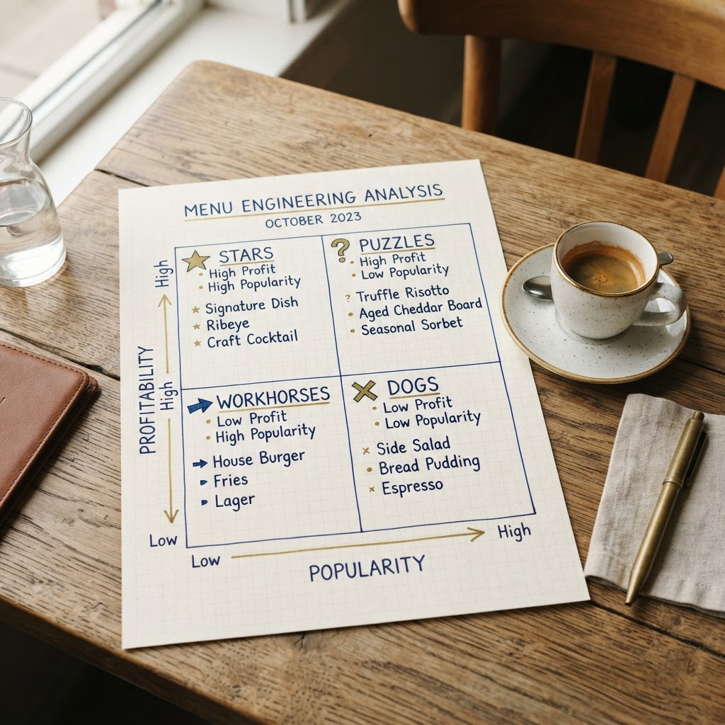Conceptpedia: Menu Engineering and Architecture