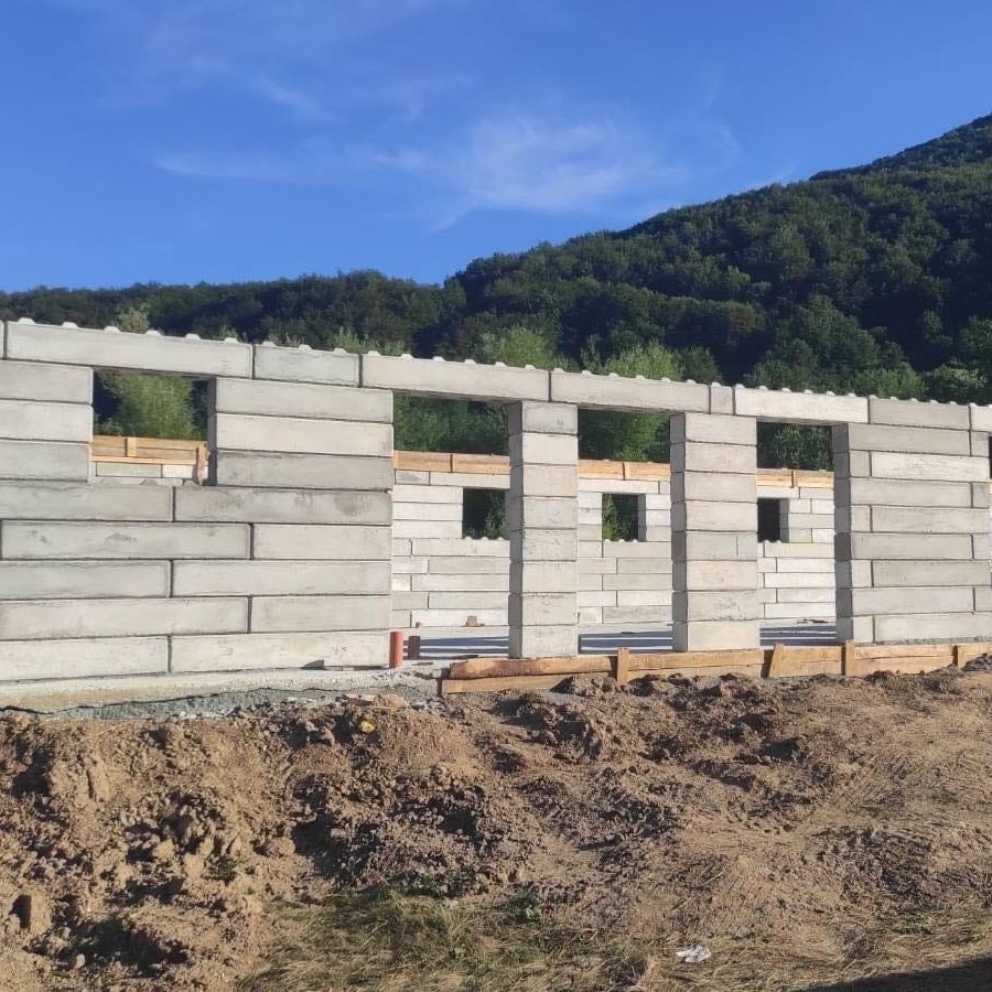 Muro prefabricado de hormigón