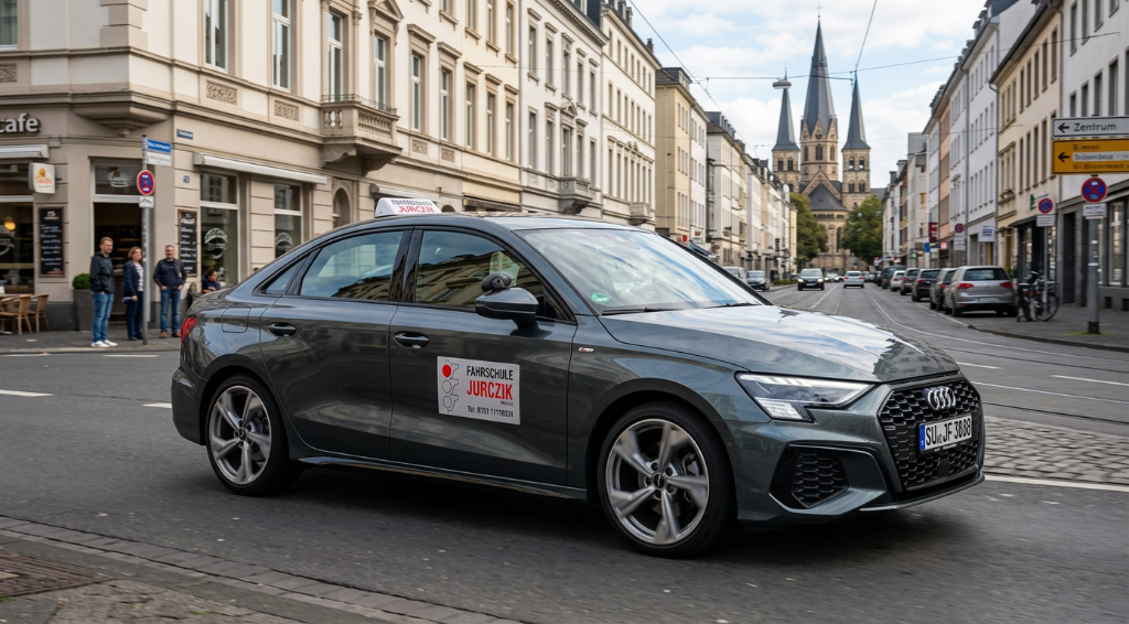 Fahrschüler während einer Fahrstunde