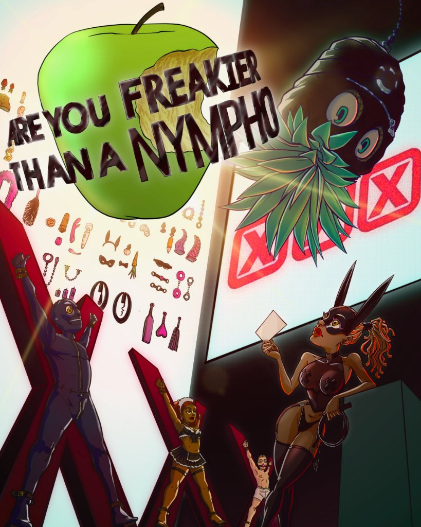 Are You Freakier Than a Nympho flyer