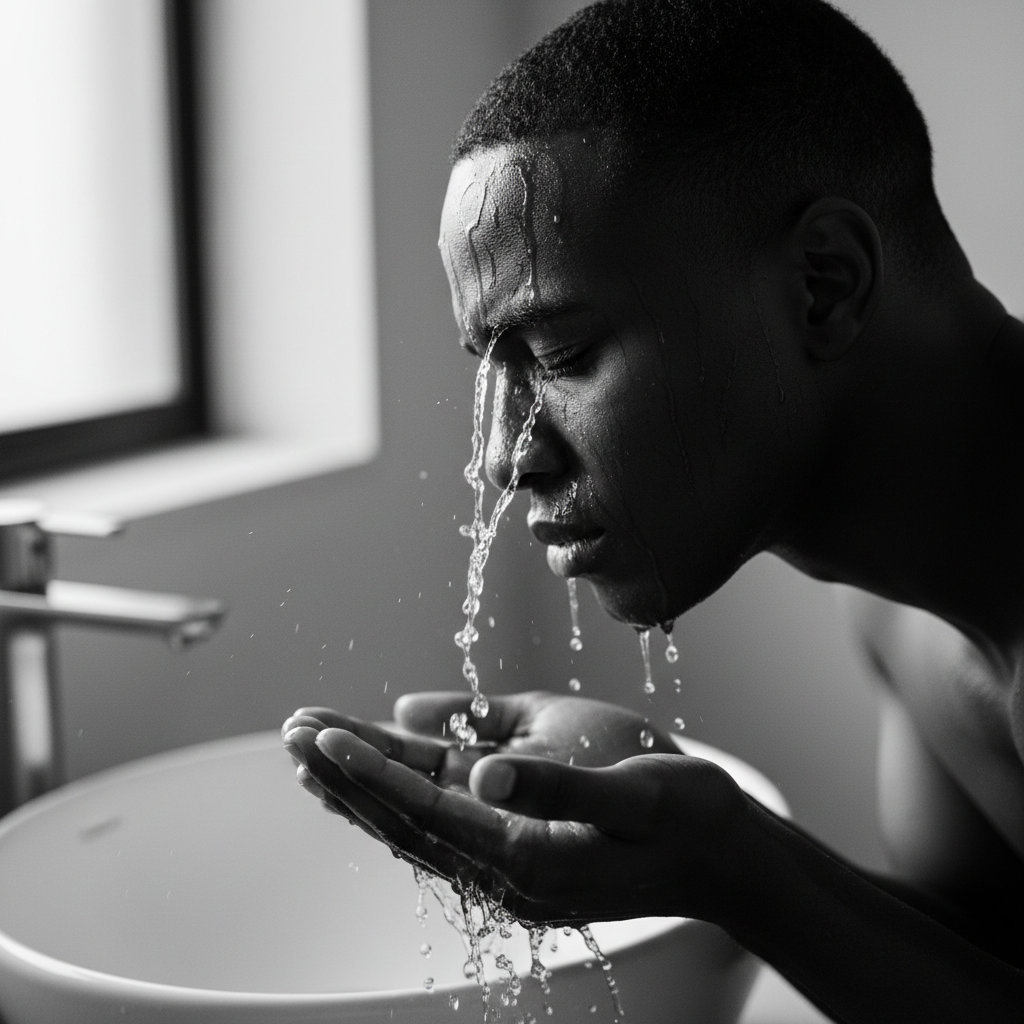 UK men's grooming background