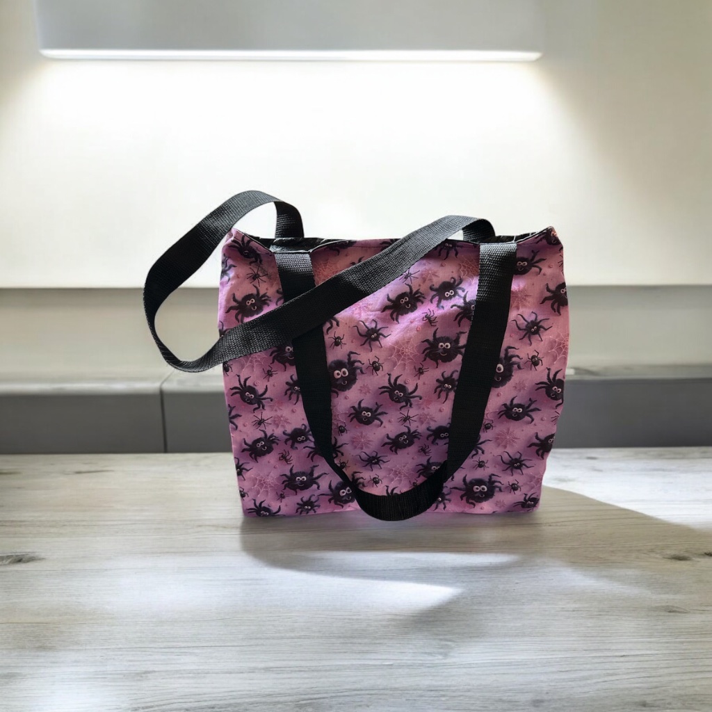 Pink Spider Tote
