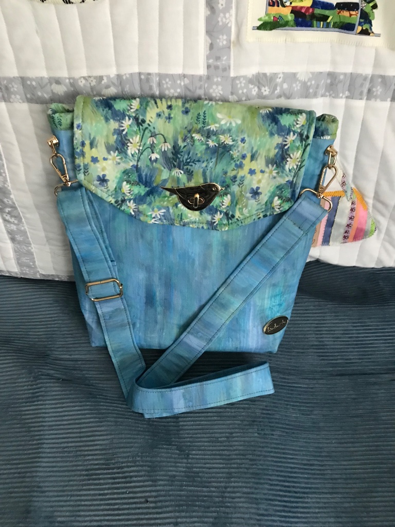 Blue Meadow Flap Bag