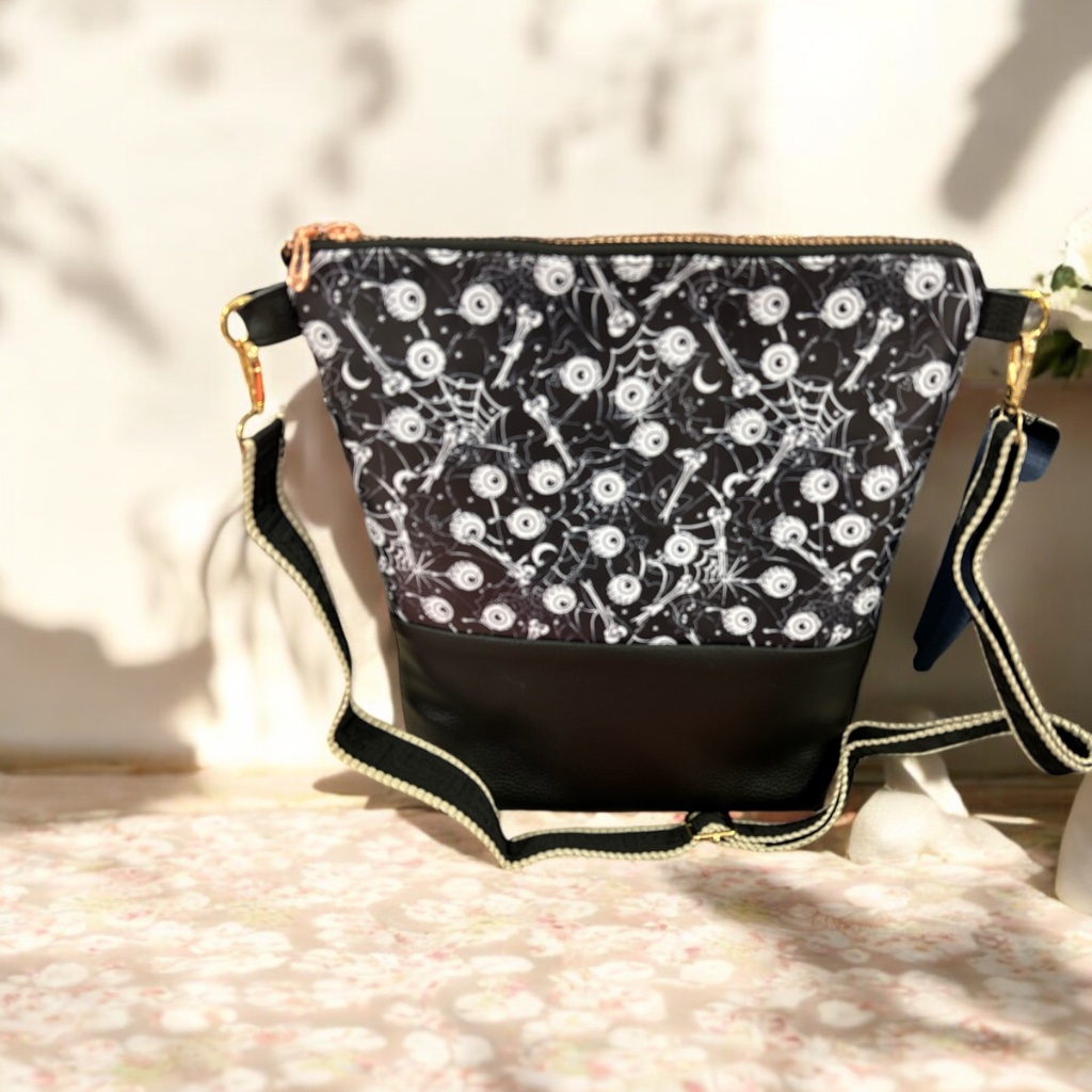Halloween Spider Web Crossbody