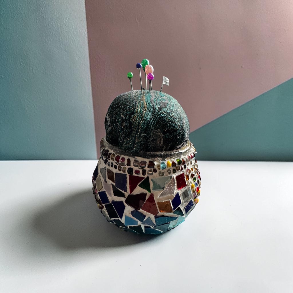 Mosaic Urn Pin Cushion