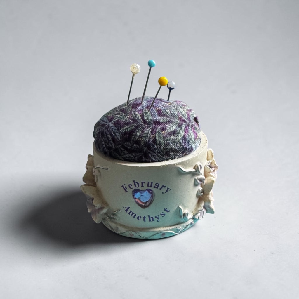 February Amethyst Pin Cushion