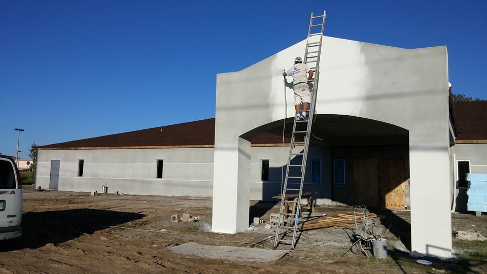 Commercial exterior — new construction