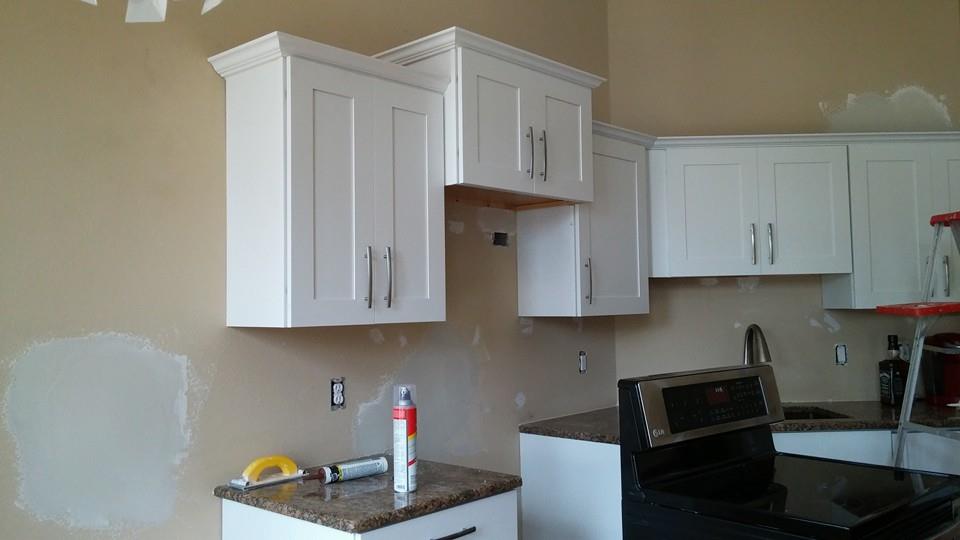 Cabinet & drywall detail