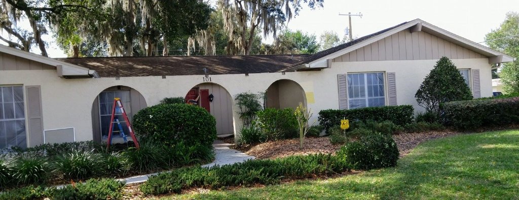 Exterior before & after — side view