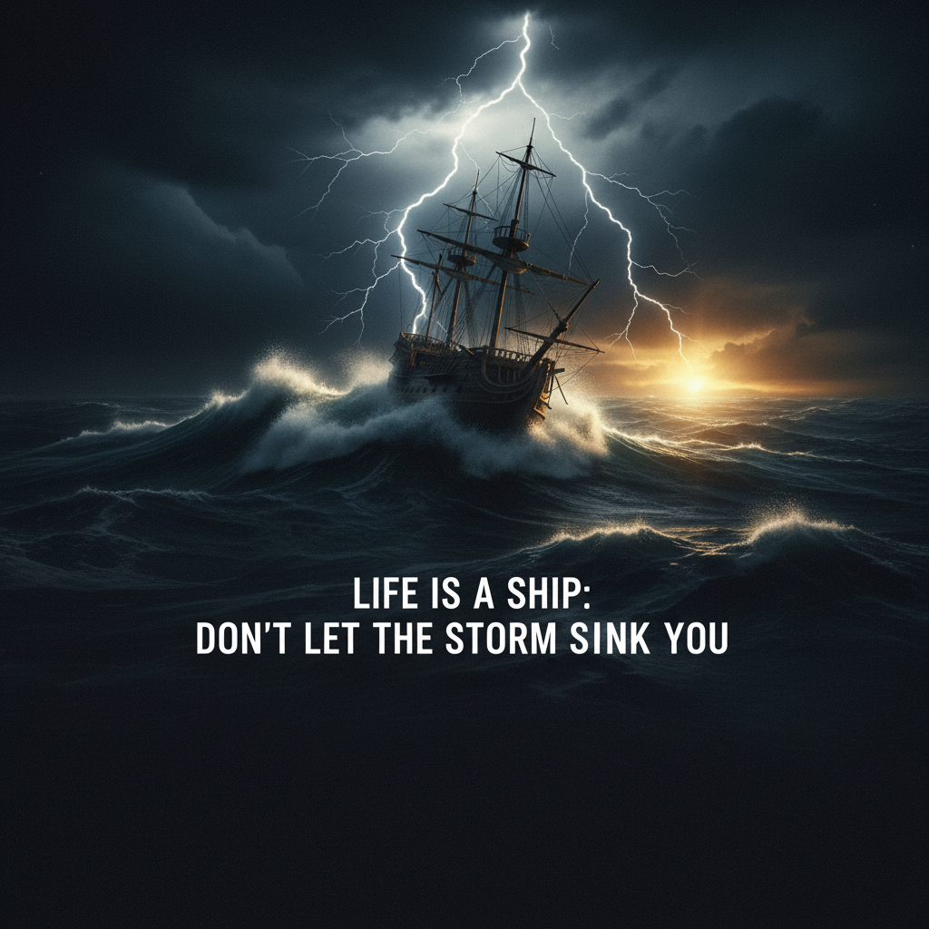 Life Is A Ship: Don't Let The Storm Sink You