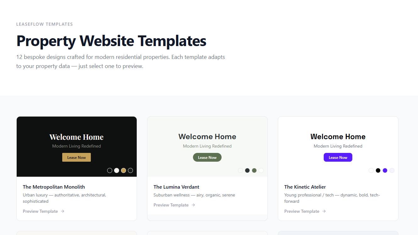 Website Templates template preview