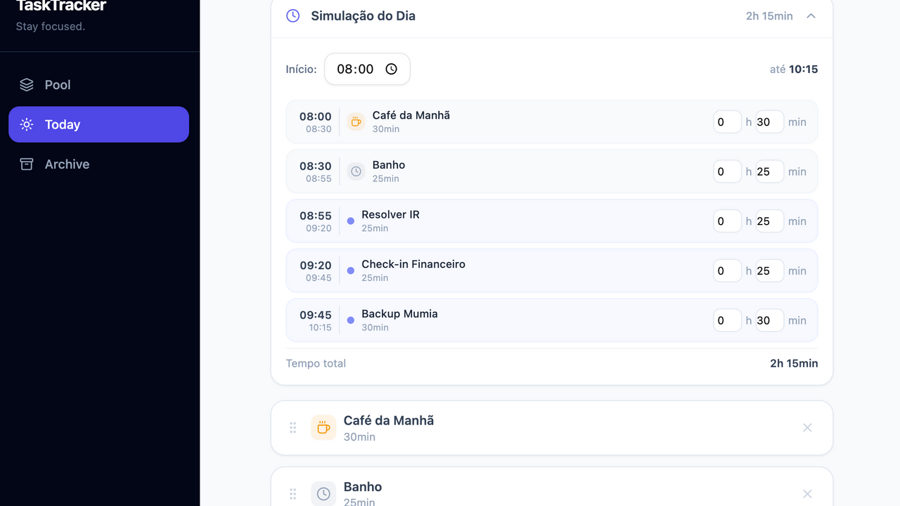 TEMPO TASK TRACKER template preview