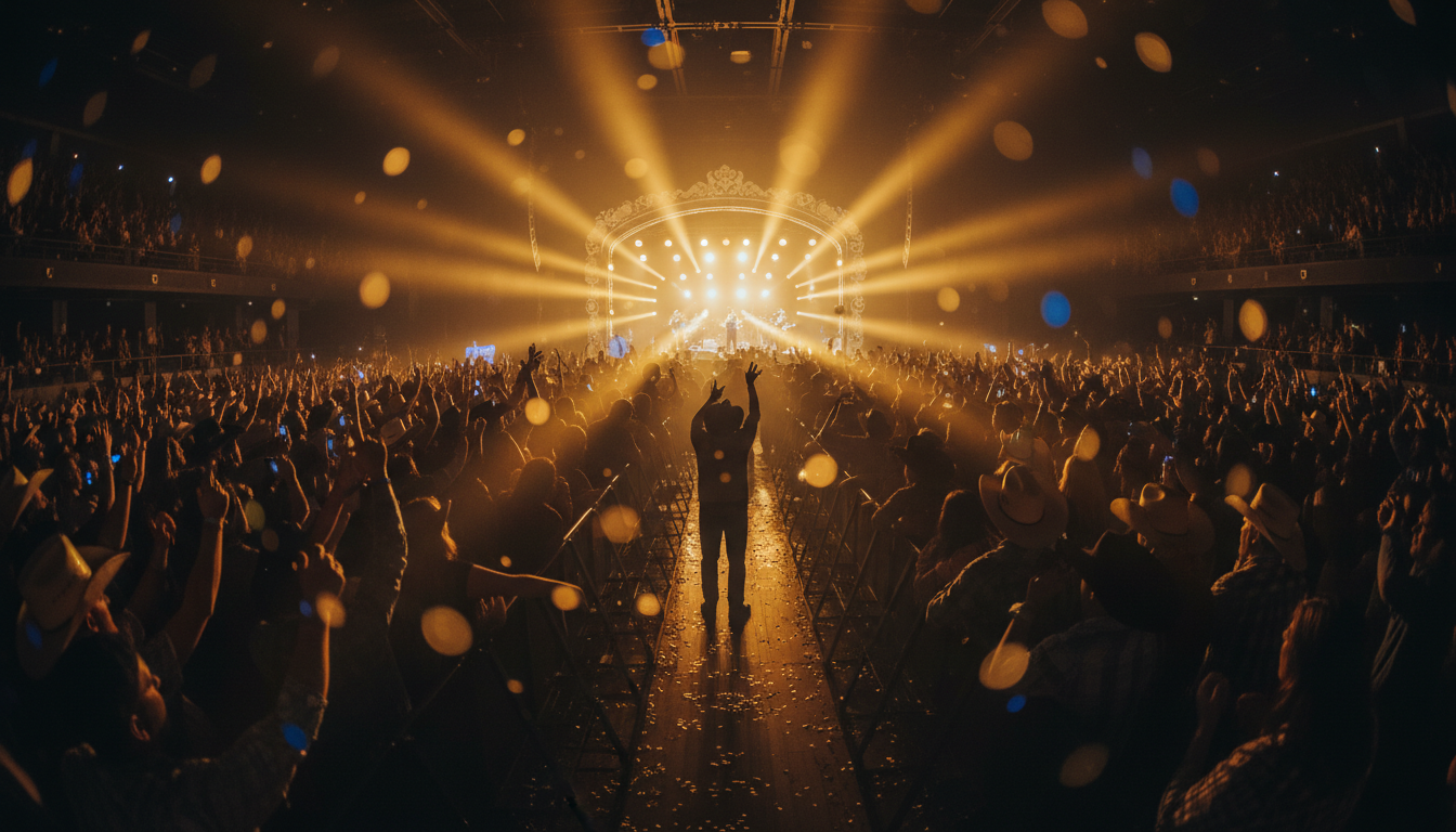 Concert crowd