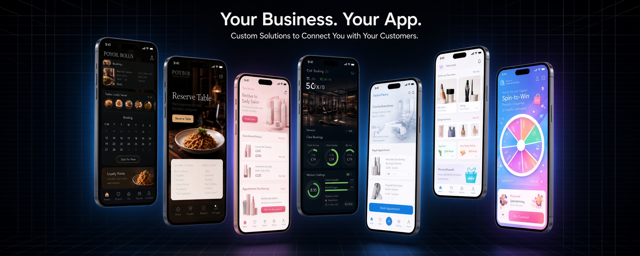 Your Business. Your App. Custom app experiences
