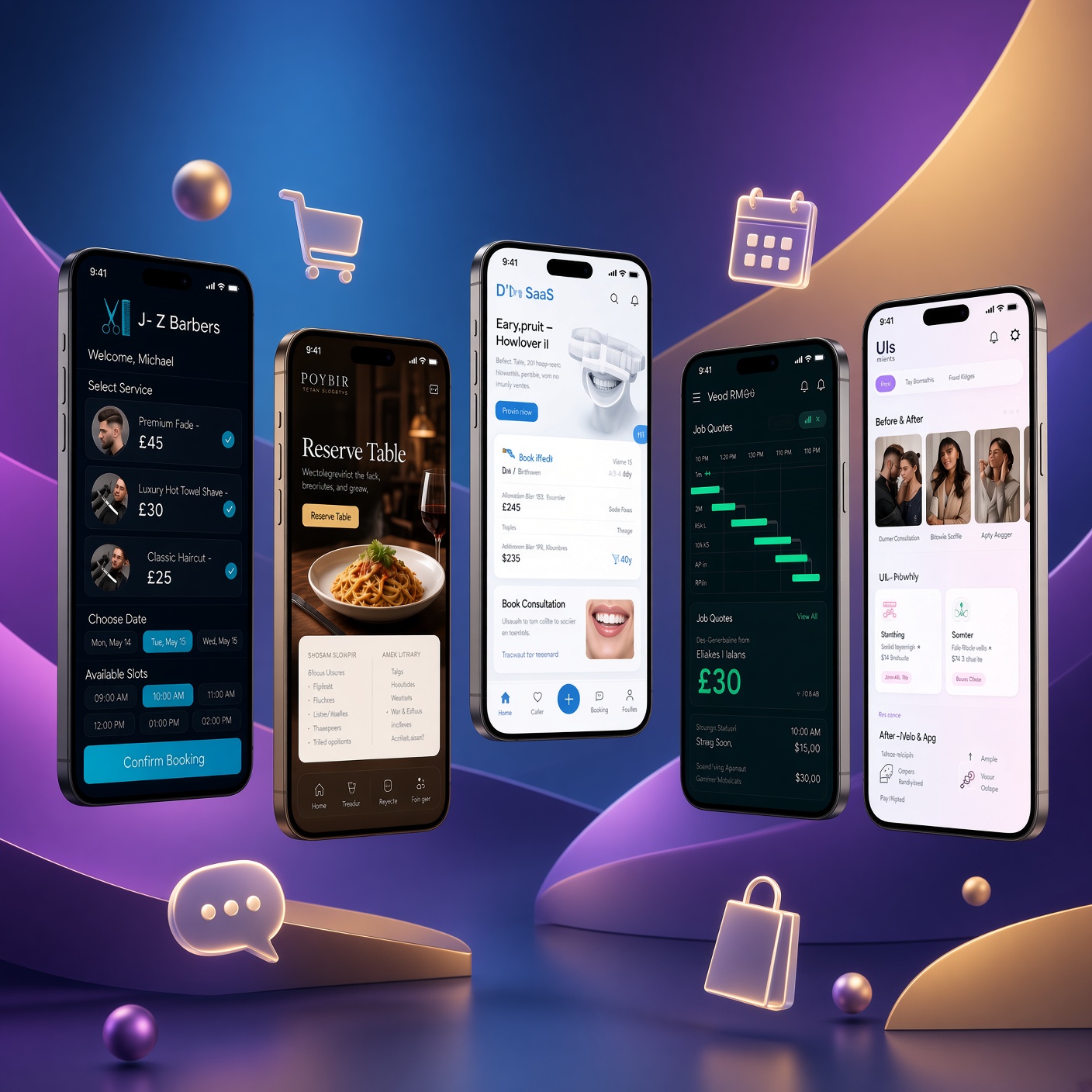 Examples of custom business mobile apps