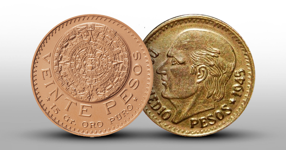 Hidalgo y Azteca: las otras monedas de oro mexicanas